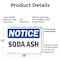 Signmission Soda Ash, 18 in W x Rectangle, Plastic OS-2PACK-NS-P-1218-L-18355 - alternate 6